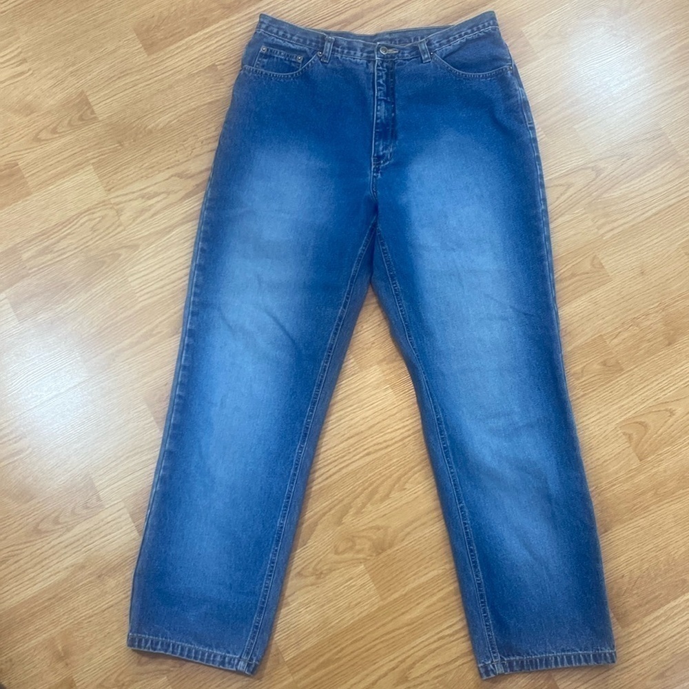 J. Khaki Mom Jeans 100% Cotton High‎ Rise